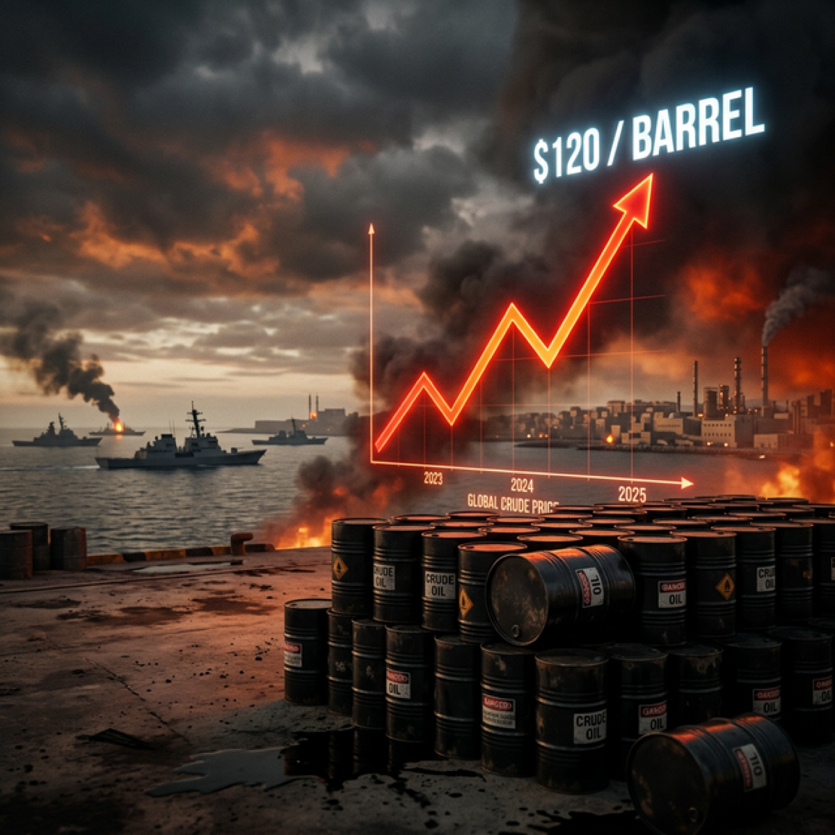 Oil Price Surge and War Scenarios